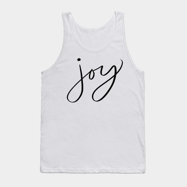 Joy-Christmas Tank Top by SturgesC